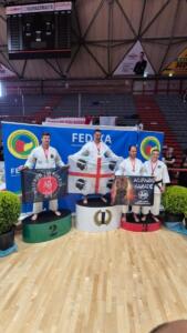 KATA INDIVIDUALE MASCHILE VETERANS C: 2º classificato Iacopini Kriss (cintura nera)